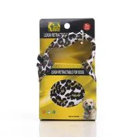 Поводок рулетка лента леопардовый 3м-20кг MS-808-3M-Leopard ZooMax